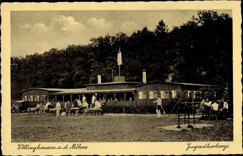 Ak Völlinghausen Möhnesee Kreis Soest, Jugendherberge des Soester Turnvereins