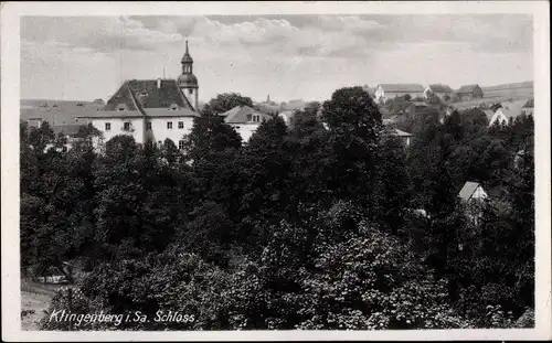 Ak Klingenberg in Sachsen, Schloss