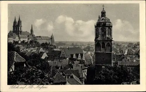 Ak Meißen Elbe Sachsen, Altstadt