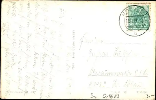 Ak Nossen in Sachsen, Schloss