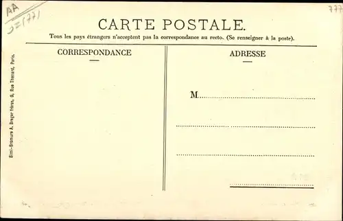 Ak Noisiel Seine-et-Marne, Le Chateau, vu sur la Marne