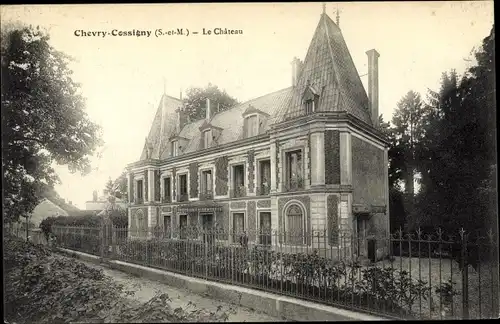 Ak Chevry Cossigny Seine et Marne, La Chateau