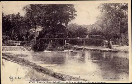 Ak Couilly Pont aux Dames Seine et Marne, Moulin Guillatme Martingy