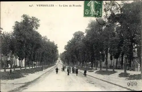 Ak Versailles Yvelines, La Cote de Picardie