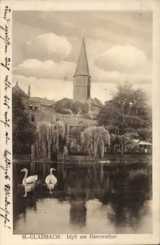 Ak Mönchengladbach, Idyll am Geroweiher
