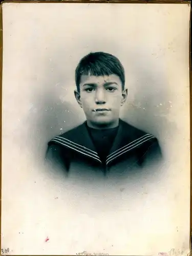 Foto Combalie, Henri, Toulouse, Portraitfotografie, Junge, Matrosenanzug