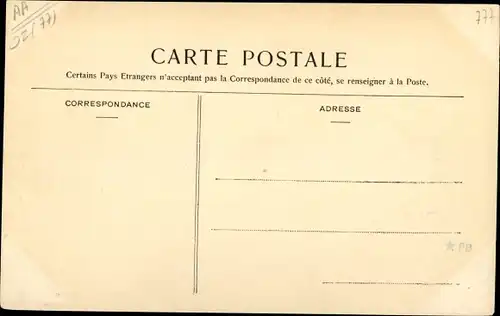 Ak Moret-sur-Loing Seine et Marne, Porte de Bourgogne