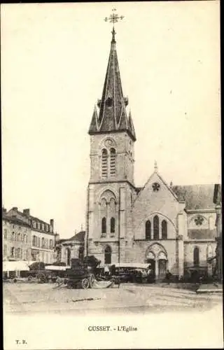 Ak Cusset Allier, L´Eglise