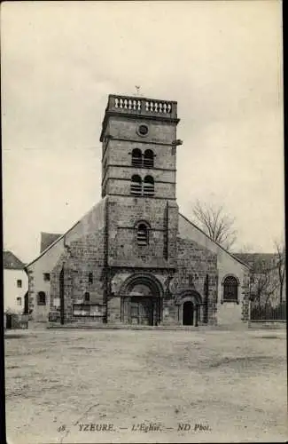 Ak Yzeure Allier, L´Église