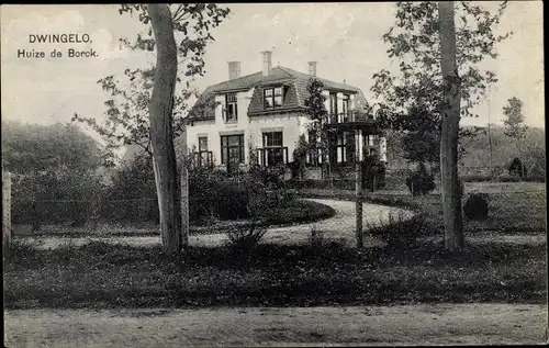 Ak Dwingeloo Drenthe Niederlande, Huize de Borck.