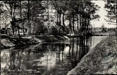 Ak Ruinen Drenthe Niederlande, Ruiner "Aa", Oldenhove