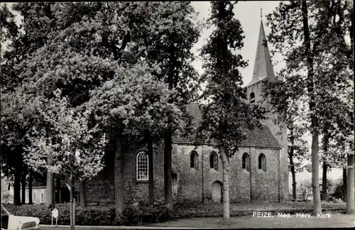 Ak Peize Drenthe Niederlande, Ned. Herv. Kerk