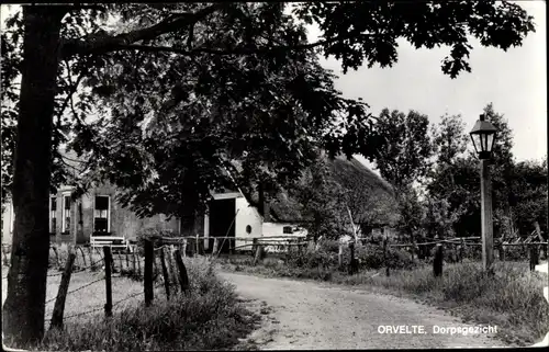 Ak Orvelte Midden Drenthe Niederlande, Dorpsgezicht