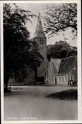 Ak Roden Drenthe Niederlande, Ned. Herv. Kerk te Roden