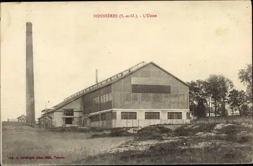 Ak Sonnieres Yvelines, Usine