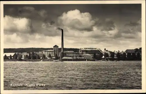 Ak Kappeln an der Schlei, Nestle Werke, Wasserpartie