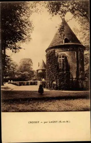 Ak Croissy Beaubourg Seine et Marne, par Lagny