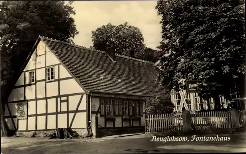 Ak Neuglobsow Stechlin Brandenburg, Fontanehaus
