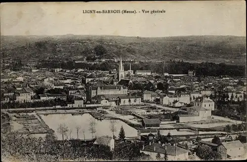 Ak Ligny en Barrois Meuse, Vue generale