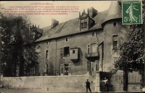 Ak Stainville Lothringen Meuse, Ancien Chateau, construit au XIV siecle