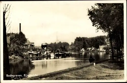 Ak Bodegraven Rijn Südholland, Rijngezicht