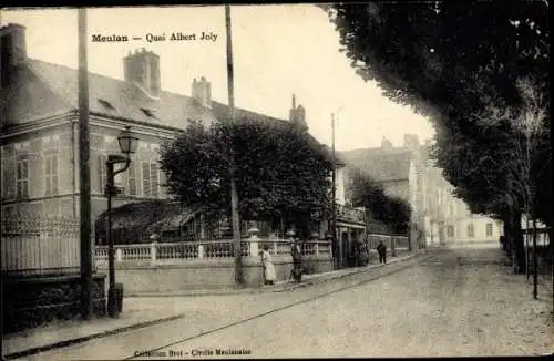 Ak Meulan en Yvelines, Quai Albert Joly