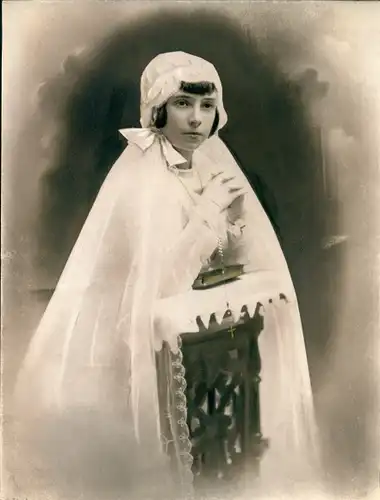Foto Combalie, Henri, Toulouse, Portraitfotografie, Mädchen, Kommunion