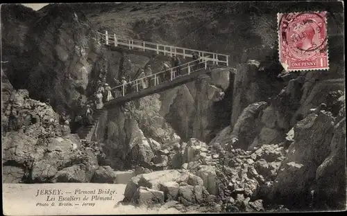 Ak Jersey Kanalinseln, Plemont Bridge, Les Escaliers de Plemont