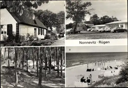 Ak Nonnevitz Dranske auf Rügen, Ferienheim des VEB Landtechnischer Anlagenbau Mihla, Campingplatz