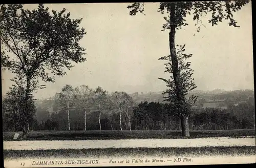 Ak Dammartin sur Tigeaux Seine et Marne, Vue sur la Vallee du Morin