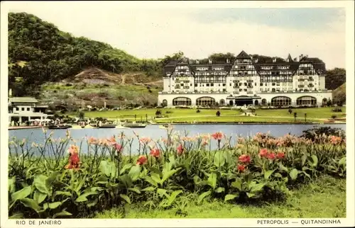 Ak Rio de Janeiro Brasilien, Petropolis, Qitandinha