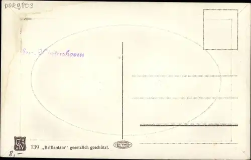 Passepartout Ak Mylau Reichenbach im Vogtland, Gesamtansicht