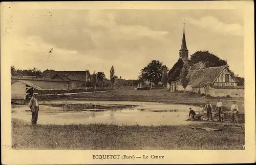 Ak Ecquetot Eure, Le Centre, L'Eglise