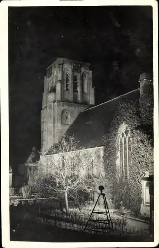 Ak De Lier Südholland, Kirche bei Nacht