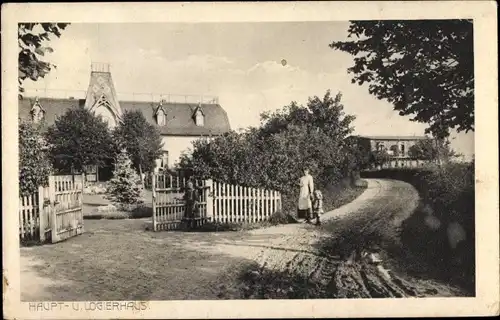 Ak Weidefeld Kappeln an der Schlei, Haupt und Logierhaus