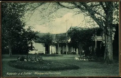 Ak Kappeln an der Schlei, Wassermühlenholz