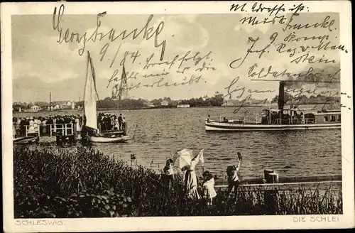 Ak Schleswig an der Schlei, Waldemars Mauer