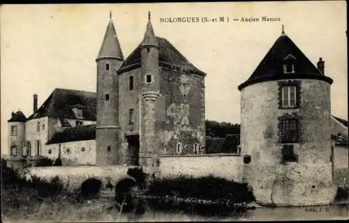 Ak Jouarre Seine et Marne, Nolongues, Ancien Manoir