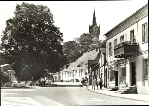 Ak Feldberg Feldberger Seenlandschaft in Mecklenburg, Fürstenberger Straße