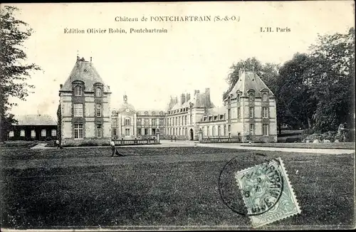Ak Jouars-Pontchartrain Yvelines, Le Chateau