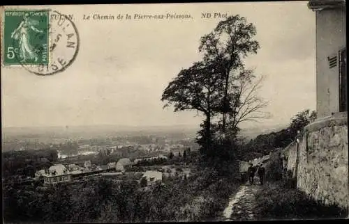 Ak Meulan en Yvelines, Le Chemin de la Pierre aux Poissons