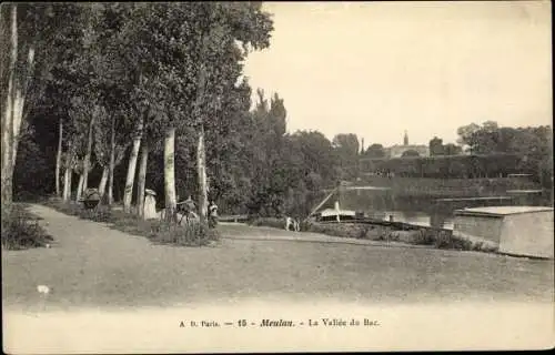 Ak Meulan en Yvelines, La Vallee du Bac