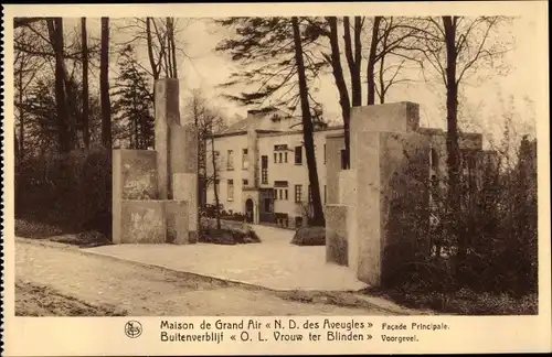 Ak La Plante Namur, Oeuvre Nationale des Aveugles, Rue Saint Martin 24, Maison de Grand Air