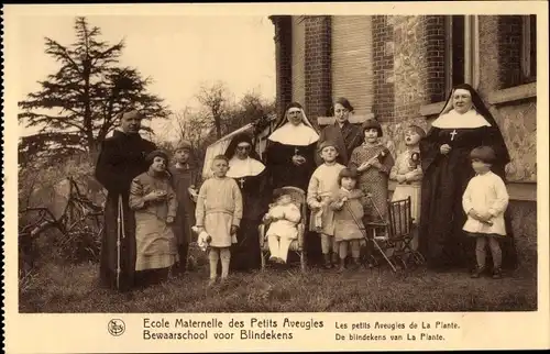 Ak La Plante Namur, Oeuvre Nationale des Aveugles, Rue Saint Martin 24, Ecole Maternelle