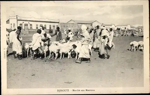 Ak Djibouti Dschibuti, Marché aux Moutons
