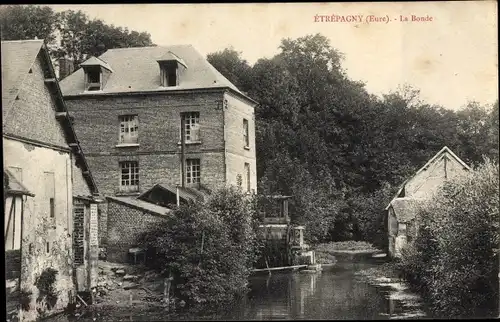 Ak Etrépagny Eure, La Bonde
