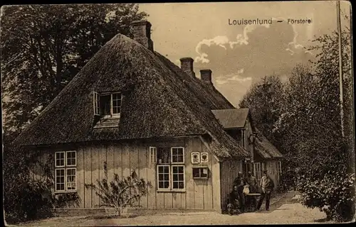 Ak Güby in Schleswig Holstein, Louisenlund, Försterei