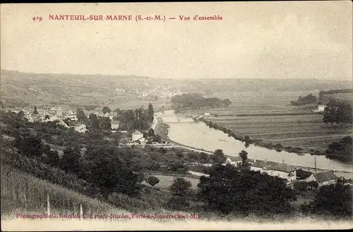 Ak Nanteuil sur Marne Seine et Marne, Vue d'ensemble