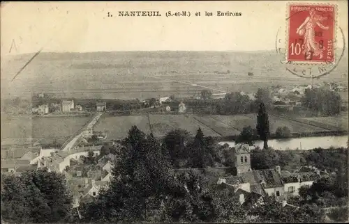 Ak Nanteuil sur Marne Seine et Marne, Vue generale