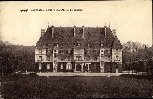 Ak Nanteau sur Lunain Seine et Marne, Le Chateau
